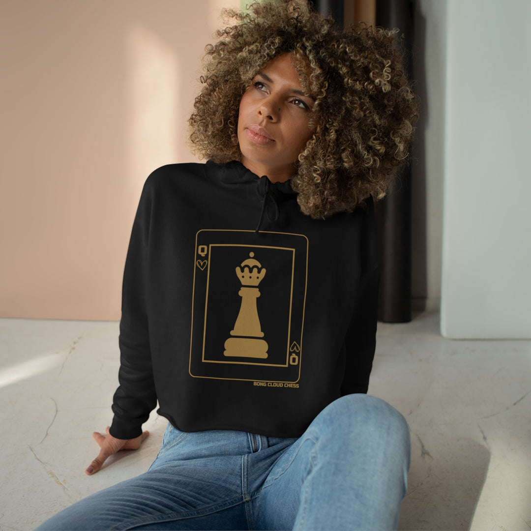 Chess Crop Hoodie 